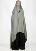 BeingMuslims Irani Chadar in CY Crush Grey