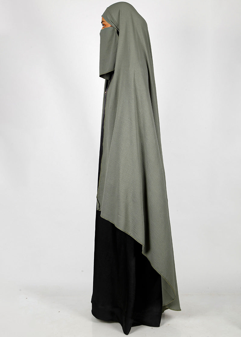 BeingMuslims Irani Chadar in CY Crush Grey