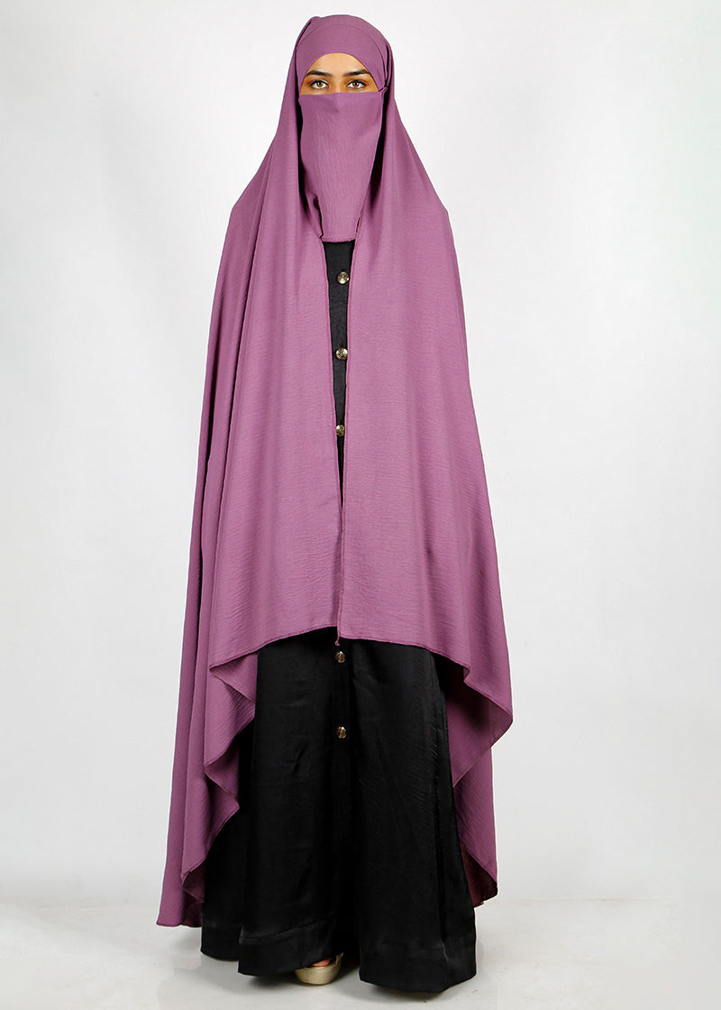 BeingMuslims Irani Chadar in CY Crush Purple