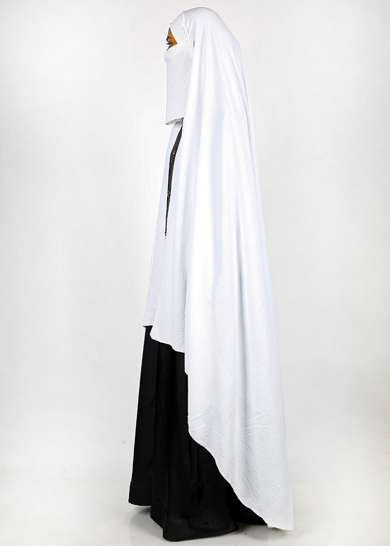 BeingMuslims Irani Chadar in CY Crush White