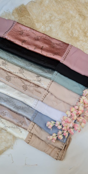 BeingMuslims Metallic ShimmerChiffon Hijab