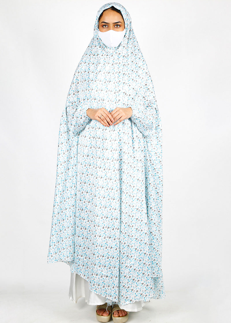 BeingMuslims Printed Jilbab Ankle Length D