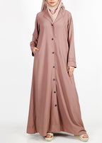 Being Muslims Burnish Brown Blazer Abaya