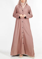 Being Muslims Burnish Brown Blazer Abaya