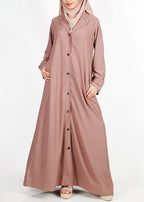 Being Muslims Burnish Brown Blazer Abaya