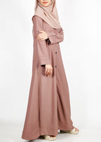 Being Muslims Burnish Brown Blazer Abaya
