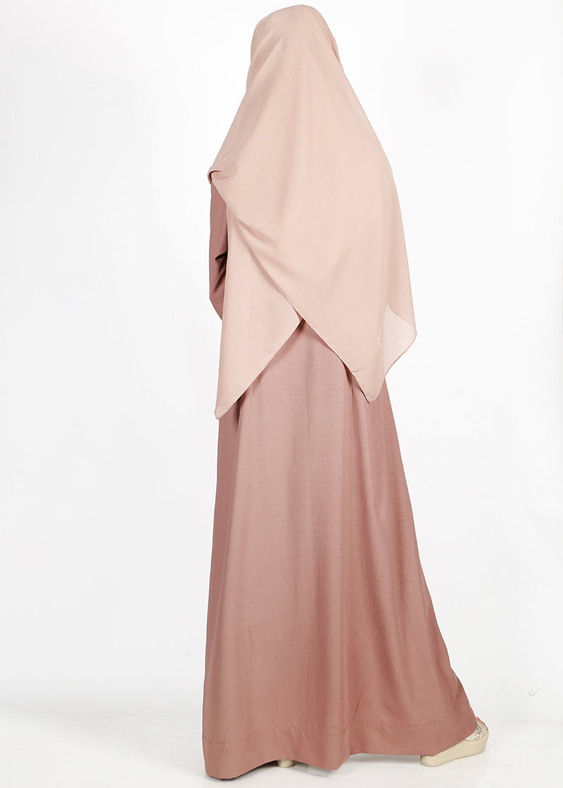 Being Muslims Burnish Brown Blazer Abaya