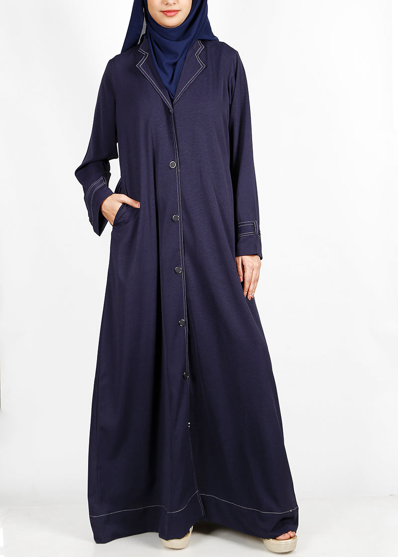 Being Muslims Navy Blazer Abaya