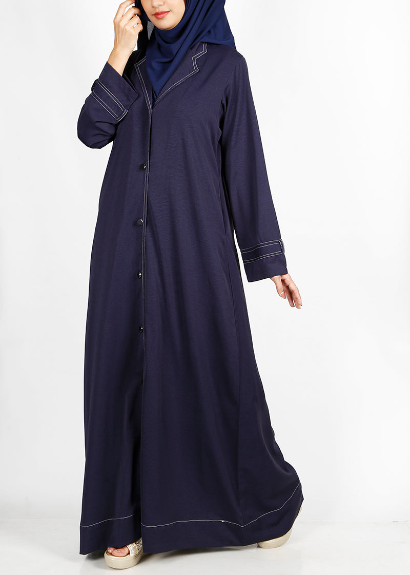 Being Muslims Navy Blazer Abaya