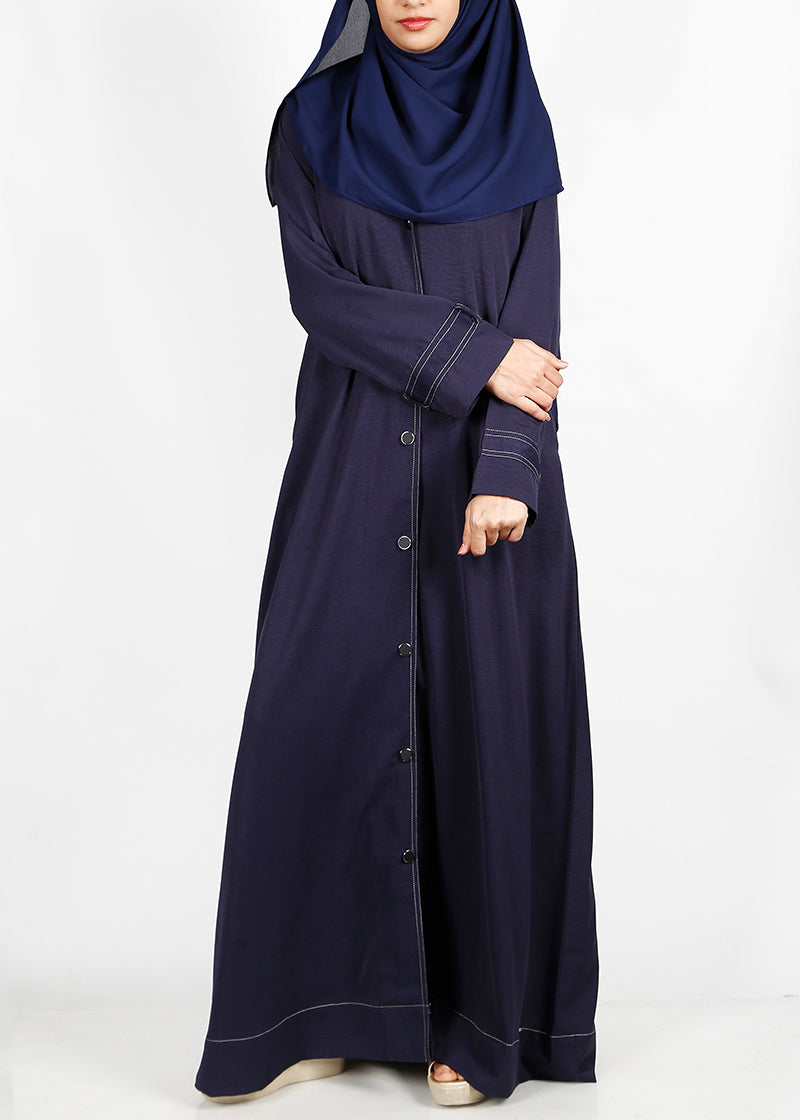 Being Muslims Navy Blazer Abaya