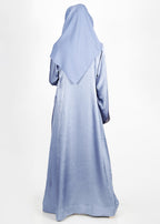 Being Muslims Silvermist Abaya with contrast sleeves