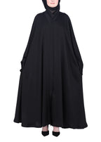 Being Muslims A Line Flowy n Flared Black Abaya