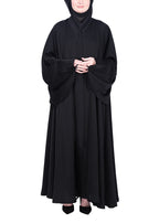 Being Muslims A Line Flowy n Flared Black Abaya