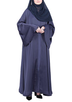 Being Muslims A Line Flowy n Flared Navy Blue Abaya