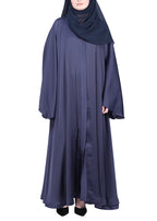 Being Muslims A Line Flowy n Flared Navy Blue Abaya