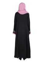 Being Muslims Multi Colored Layered Sleeves Abaya