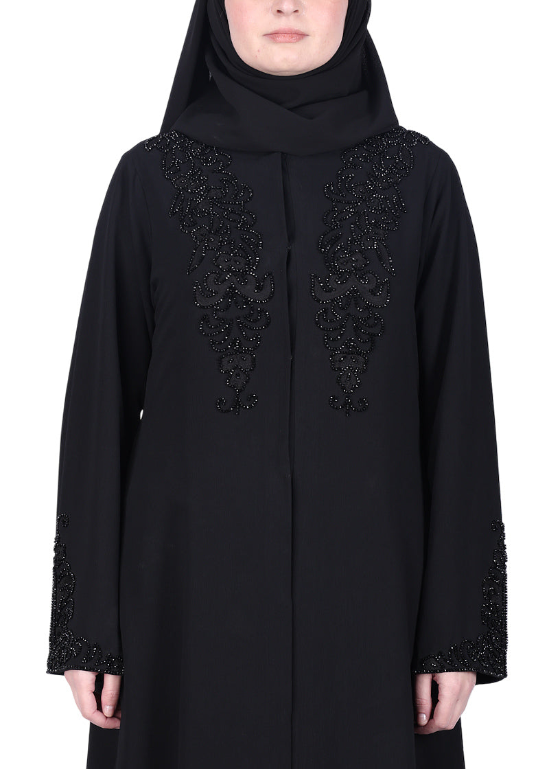 Being Muslims Ultra Luxury Noir Black Abaya