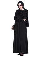Being Muslims Starry Sleeves Luxury Black Abaya
