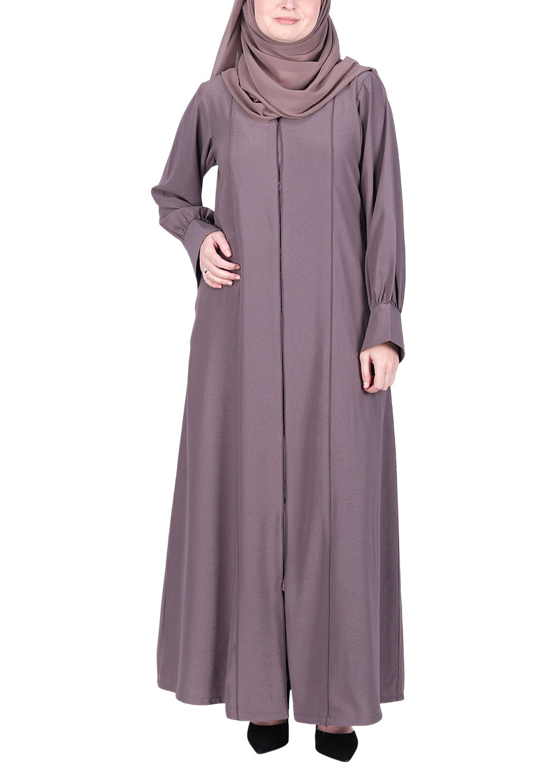 Being Muslims Suave Minimalist Dull Purple Abaya