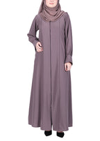 Being Muslims Suave Minimalist Dull Purple Abaya