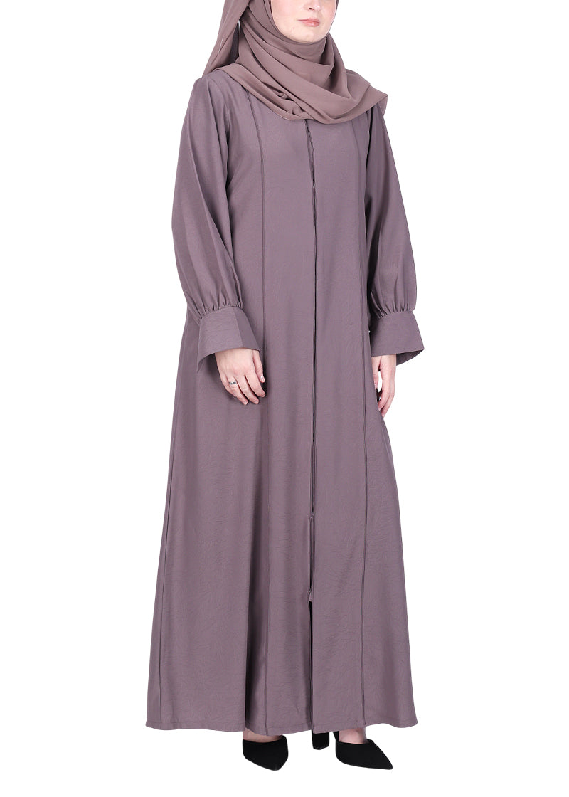 Being Muslims Suave Minimalist Dull Purple Abaya