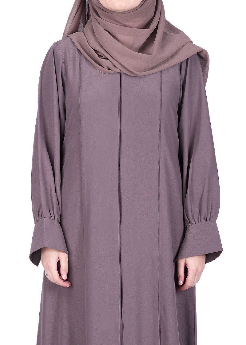 Being Muslims Suave Minimalist Dull Purple Abaya