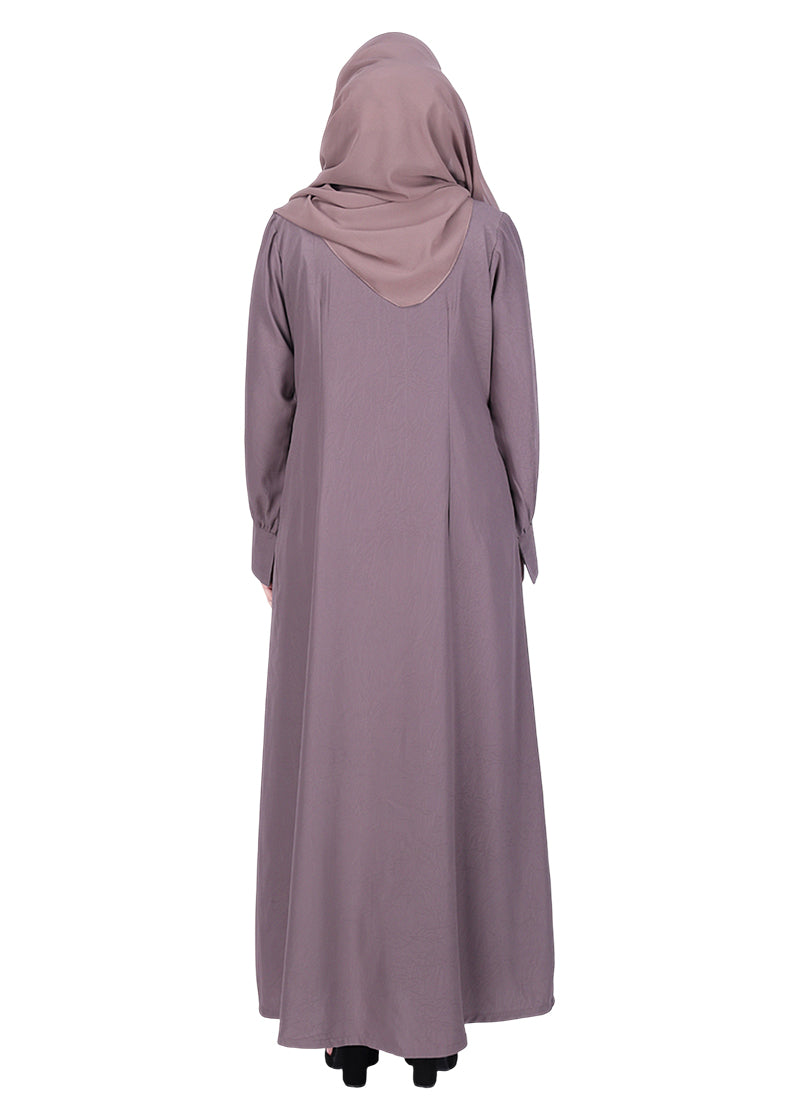 Being Muslims Suave Minimalist Dull Purple Abaya