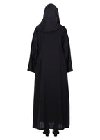 Being Muslims Black Abaya with Magnificent Rich Embroidery