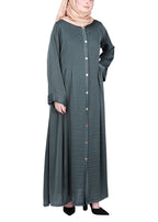Being Muslims Simple n Stylish Front Open Abaya