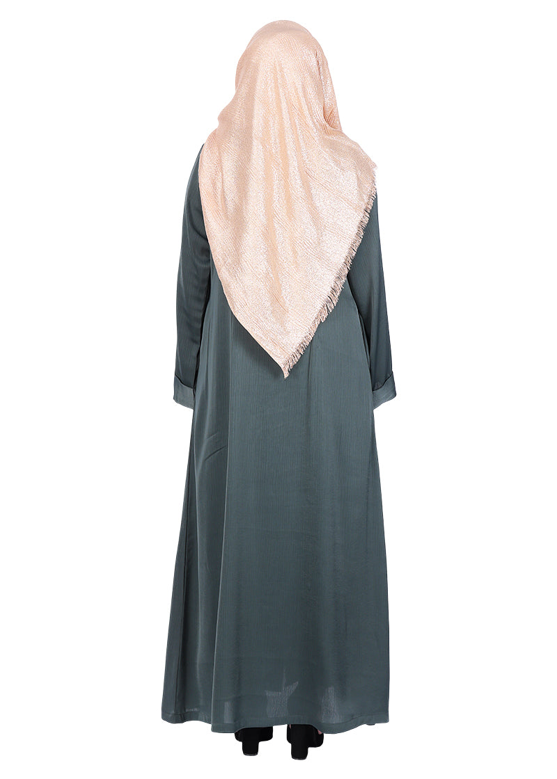 Being Muslims Simple n Stylish Front Open Abaya