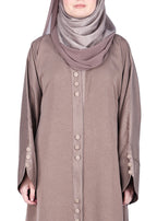 BeingMuslims Oak Brown Timeless Abaya in Marbella