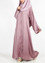 BeingMuslims Onion Pink Timeless Abaya in Marbella
