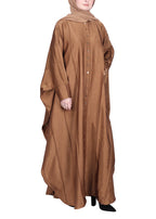 BeingMuslims Lustrous Golden Front Open Buttoned Kaftan