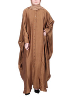 BeingMuslims Lustrous Golden Front Open Buttoned Kaftan