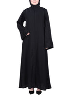 BeingMuslims Extraordinary Abaya Golden Circular Medallion Motifs
