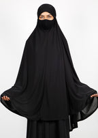 BeingMuslims Khimar without Sleeves in Black
