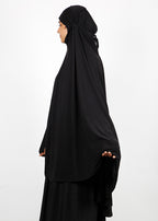 BeingMuslims Khimar without Sleeves in Black