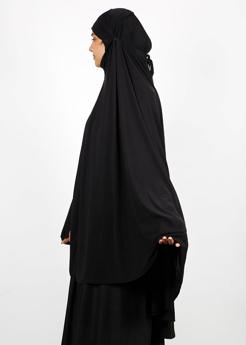 BeingMuslims Khimar without Sleeves in Black