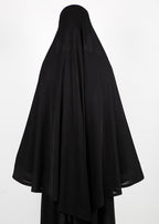 BeingMuslims Khimar without Sleeves in Rich Black