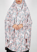 BeingMuslims Printed Khimar B with elastic Sleeves