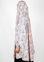 BeingMuslims Printed Khimar B with elastic Sleeves