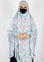 BeingMuslims Printed Khimar D with elastic Sleeves