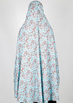 BeingMuslims Printed Khimar D with elastic Sleeves