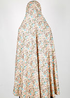 BeingMuslims Printed Khimar E with elastic Sleeves