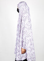 BeingMuslims Printed Khimar F with elastic Sleeves