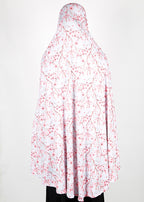 BeingMuslims Printed Khimar G with elastic Sleeves