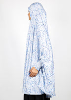 BeingMuslims Printed Khimar H with elastic Sleeves