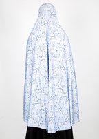 BeingMuslims Printed Khimar H with elastic Sleeves