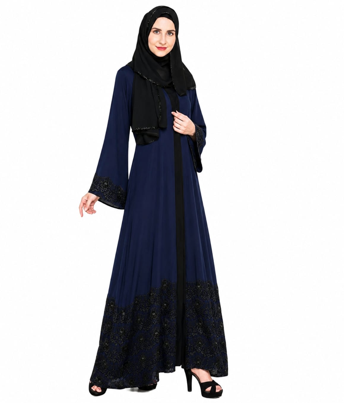 Iconic Laced Abaya