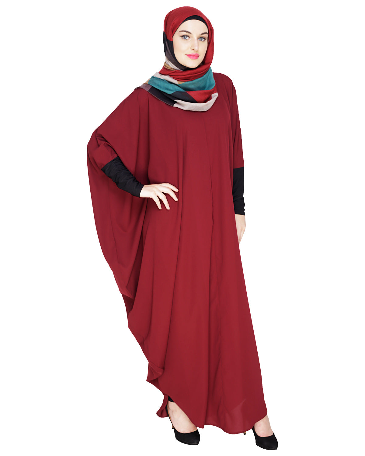 Quirky Jersy Sleeve Kaftan